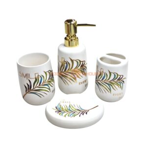 Accessoires salle de bain en céramique